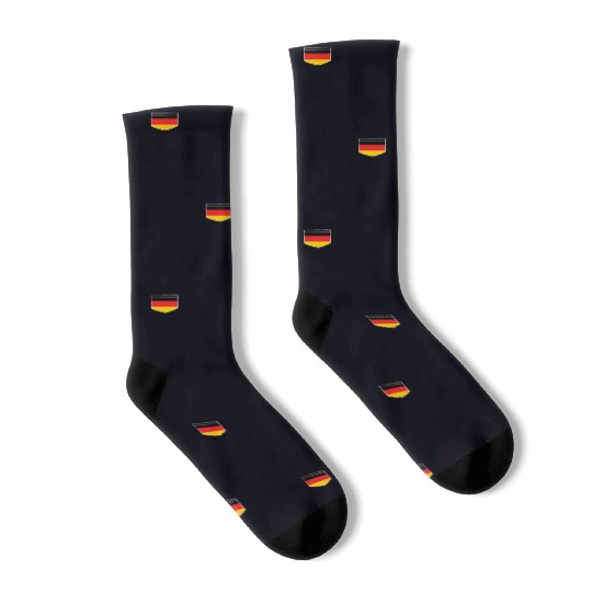 germany flag in a shape of a pocket Socks