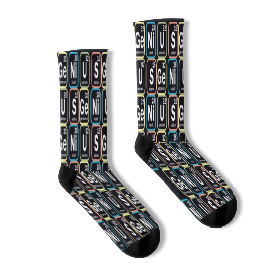 Funny Science Periodic Table Chemistry Teacher Socks