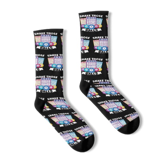 Bingo Card Game Grandma Bingo Player Bingo Cards Socks