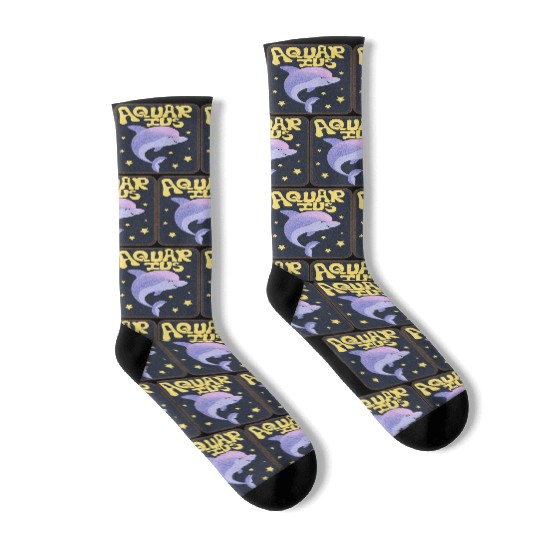 Aquarius Sign Animal Socks