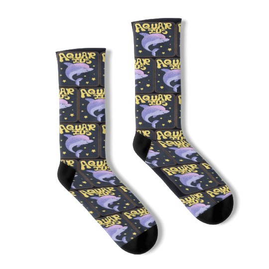 Aquarius Sign Animal Socks