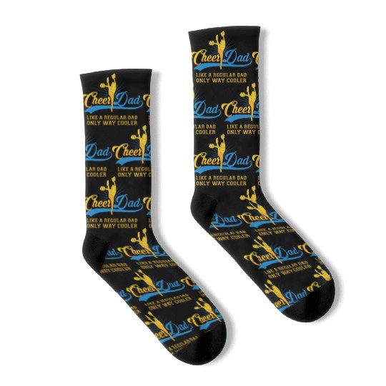 Cheer Dad Cheerleader Daddy T Socks
