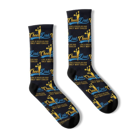 Cheer Dad Cheerleader Daddy T Socks
