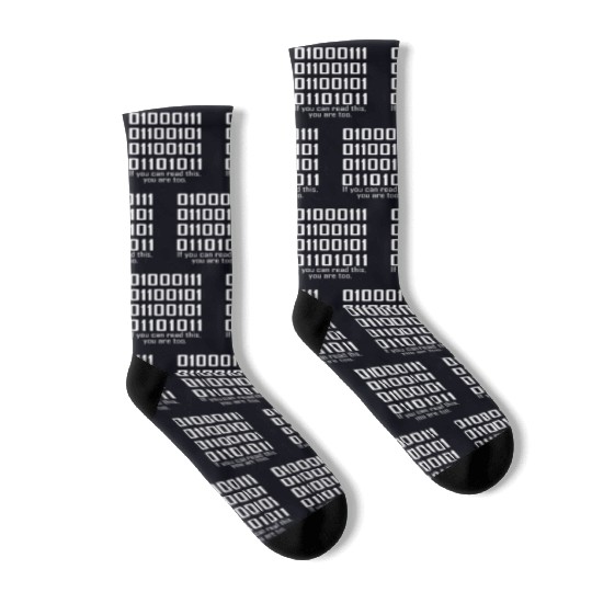 Software Engineers Funny Programming Coding Binary Socks