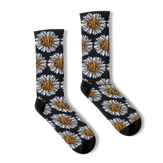 Daisy Garden Gardening Gardener Socks