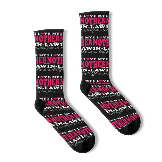Mother-In-Law Funny Son-In-Law and Daughter-In-Law Socks
