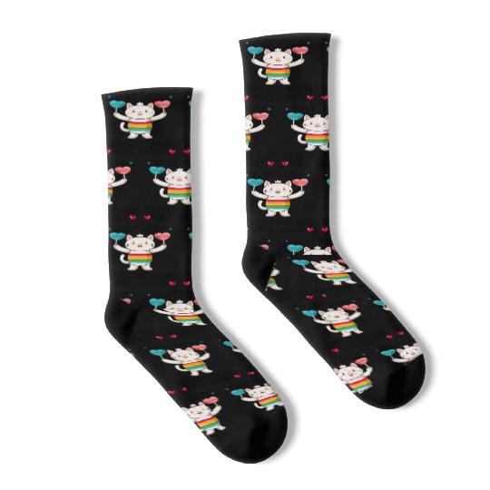 LGBTQ TRANSGENDER GAY LESBIAN FEMINISM FEMINIST Socks