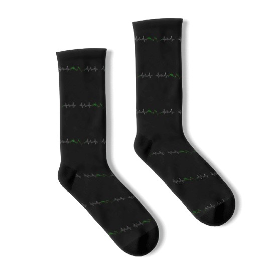 Hilarious Trading Enthusiasts Pulsation Graphic Socks