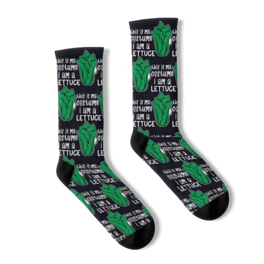 I Am A Lettuce Funny Socks