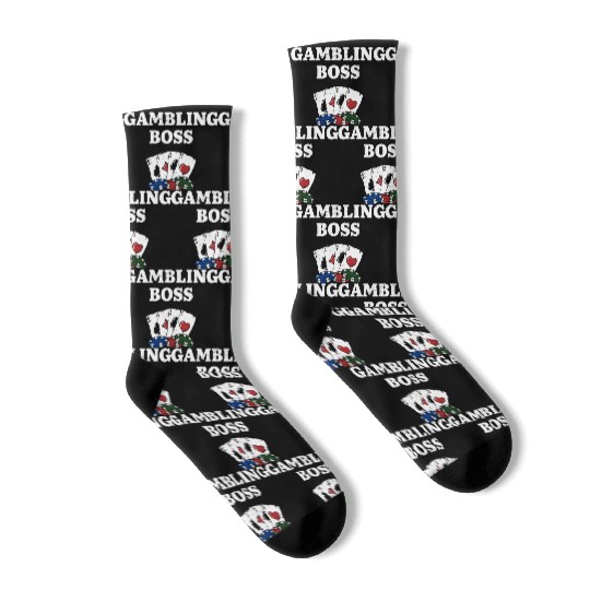 Gambling Boss Casino Poker Gaming Place Poker Socks