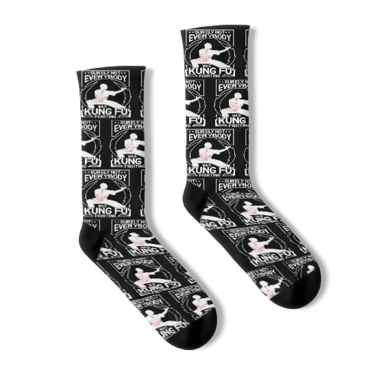 Not Everybody Was Doing Kung Fu Socks