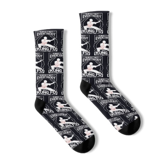 Not Everybody Was Doing Kung Fu Socks