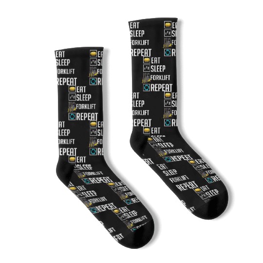 Forklift Operator Driver Lift Truck Training Socks