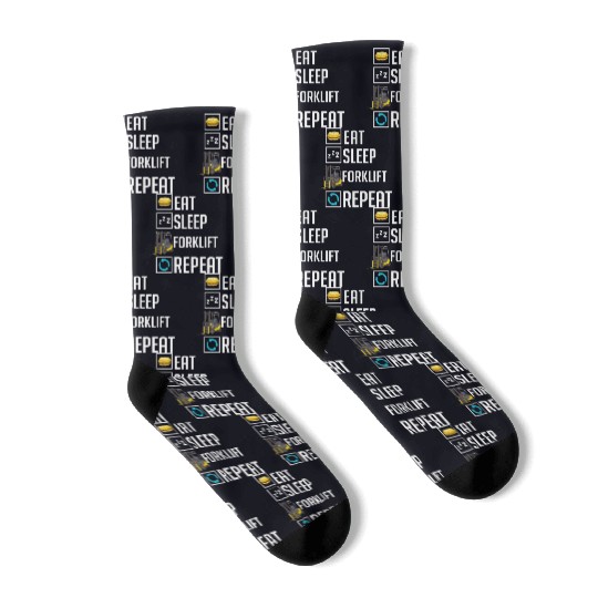 Forklift Operator Driver Lift Truck Training Socks