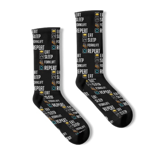 Forklift Operator Driver Lift Truck Training Socks