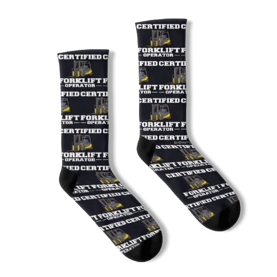 Forklift Operator Driver Lift Truck Training Socks