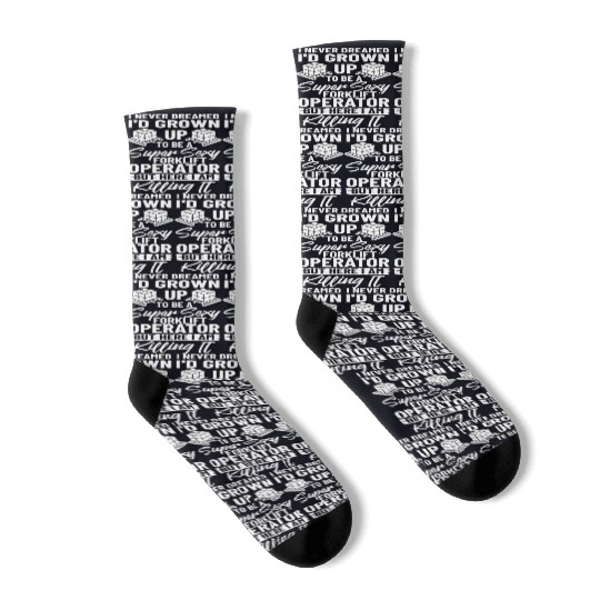Forklift Operator Driver Lift Truck Training Socks