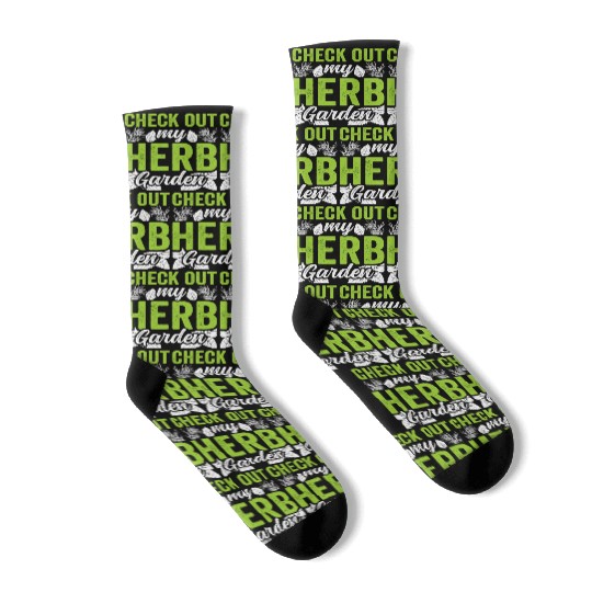Check Out My Herb Garden Gardening Herbs Herbalist Socks