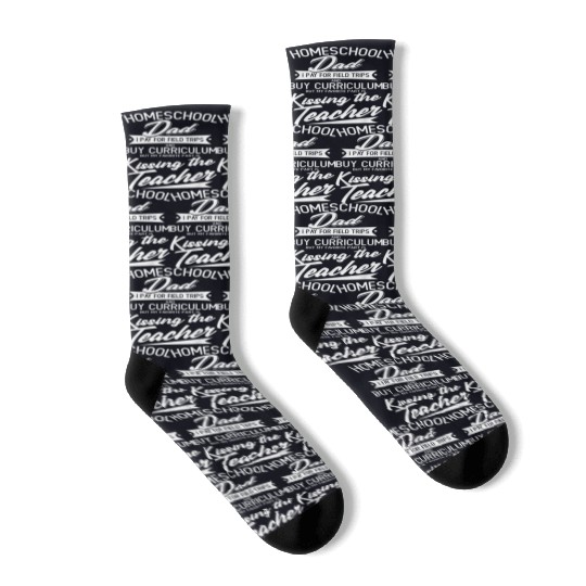 Home School Dad Teacher Socks