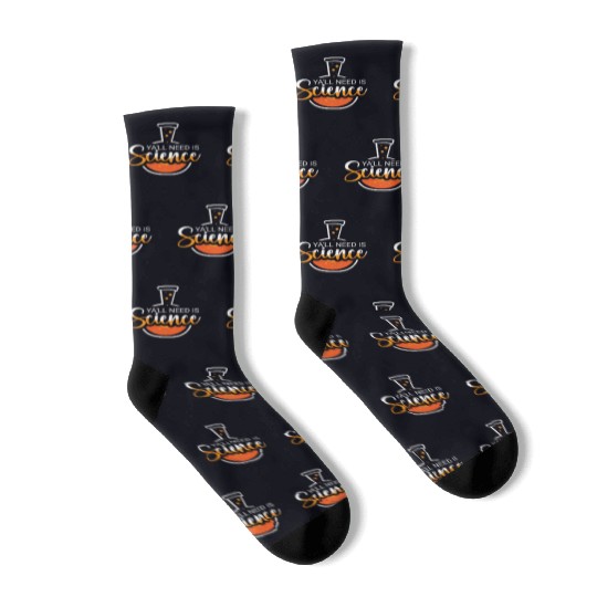 Chemistry Science Physics Research Nerd Humor Socks