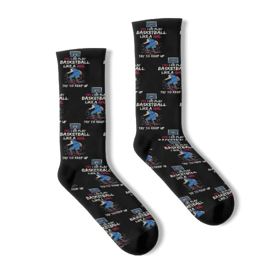 Basketballer Basketball Player Gift Socks