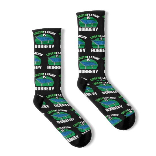Greenflation Is Robbery Energy Inflation Green Socks