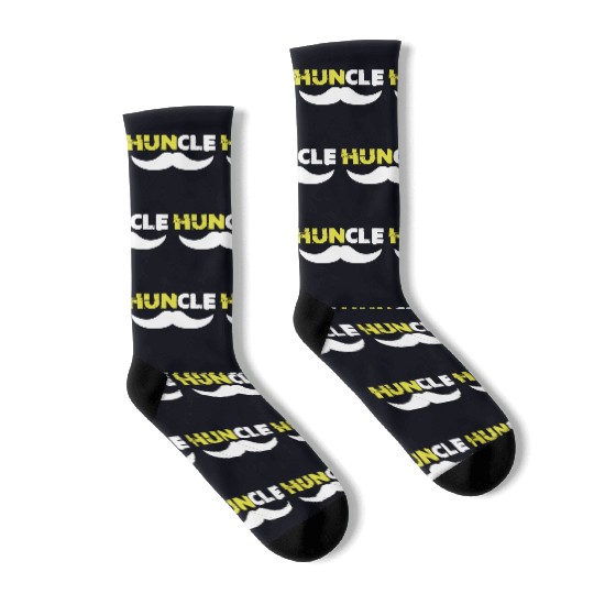 Huncle Eroded Yellow Socks