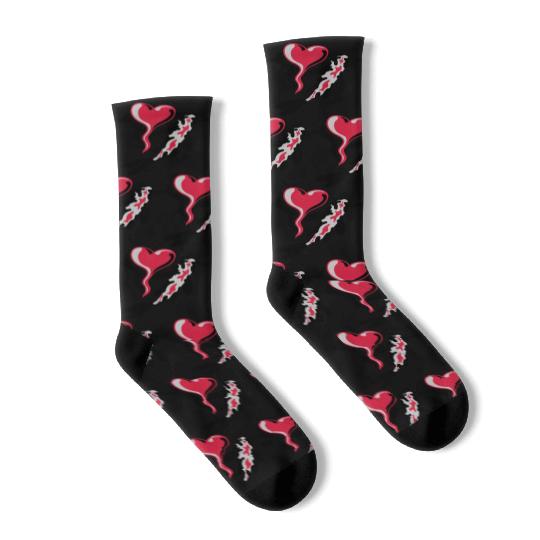 I Love Koi Fish Socks