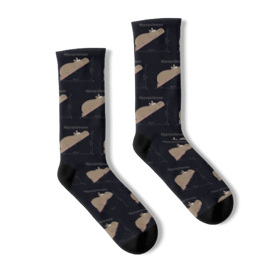 Hippopotenuse. When the Hypotenuse becomes a Hippo Socks