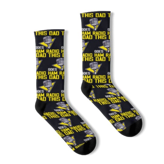 This Dad Goes Ham Radio Socks