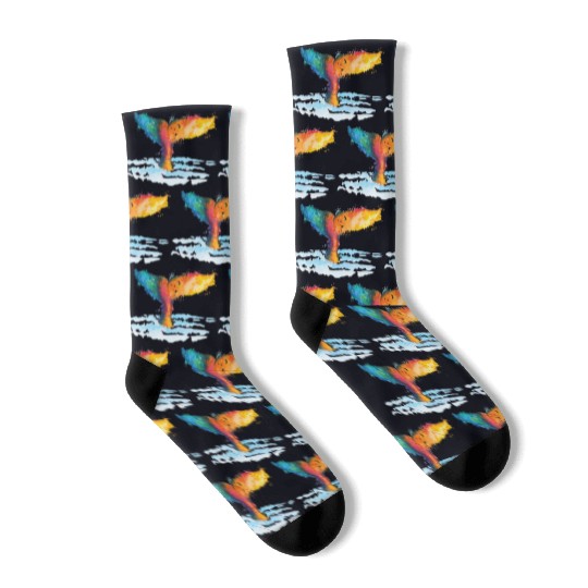 Whale Squad Whale lover Whale Graphics Socks