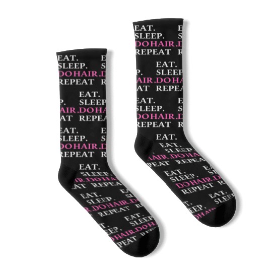 HairStylist Funny Socks Cosmetologist Gift Salon