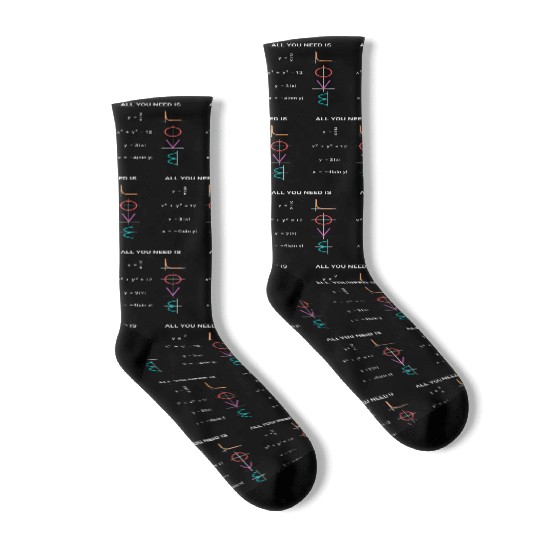 All You Need is Love with Math Rainbow Socks