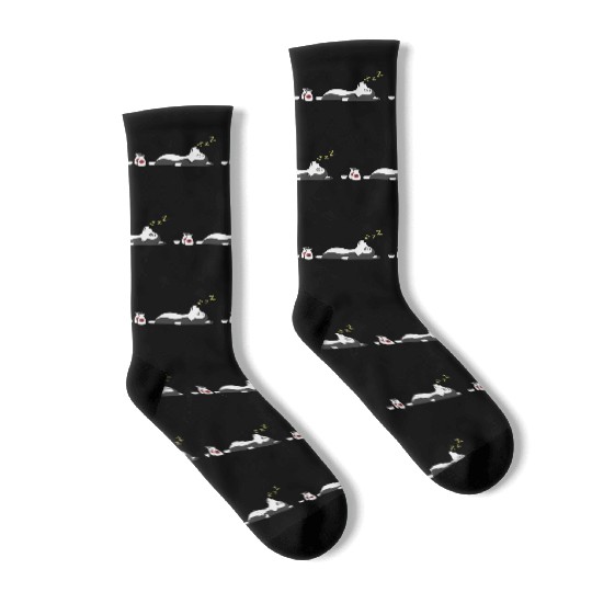Husky Sake Drunk Socks