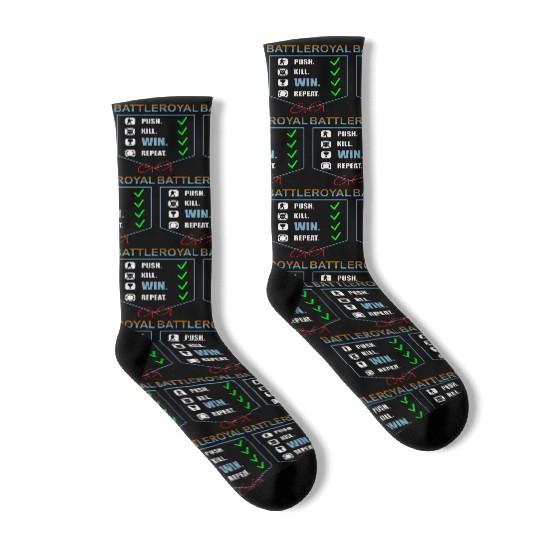 Battle Royal Gaming Design Socks