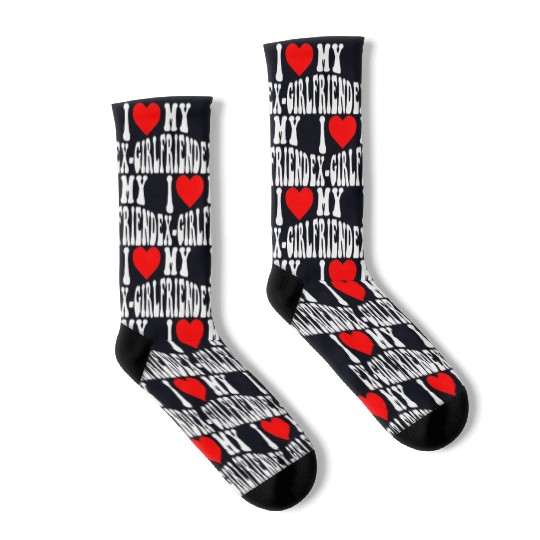 I Love My Ex Girlfriend stroke Socks
