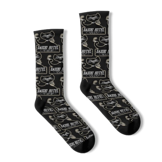 Vintage Japanese Cat Brand Hotel Socks