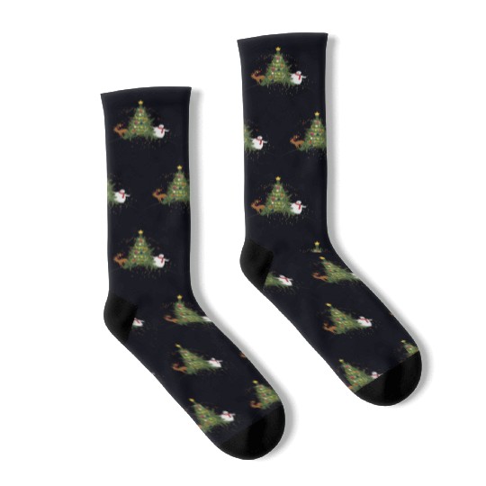 Christmas Holly Jolly Socks