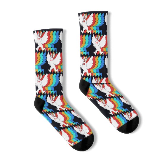 Cryptozoologist Cryptid Mothman Socks