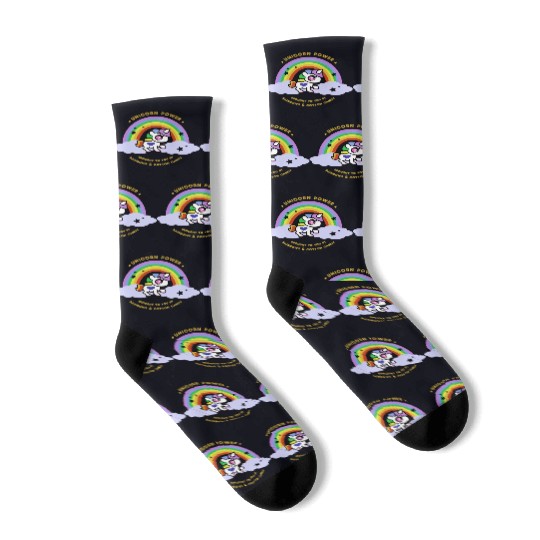 Unicorn Power by Rainbows and Cotton Candy Socks