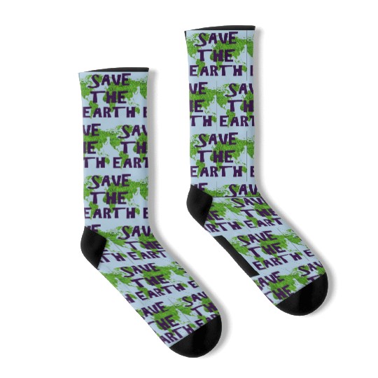 SAVE THE EARTH Socks