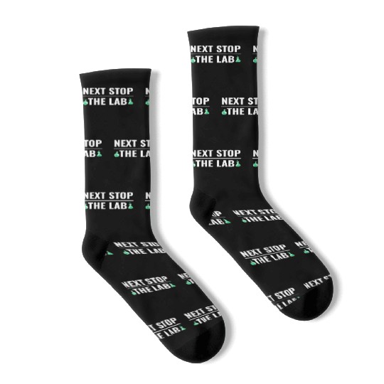 Chemistry Science Chemist Funny Laboratory Lab Socks