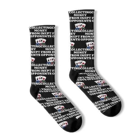 Money from Inept Opponentss Poker Gambler Poker Socks