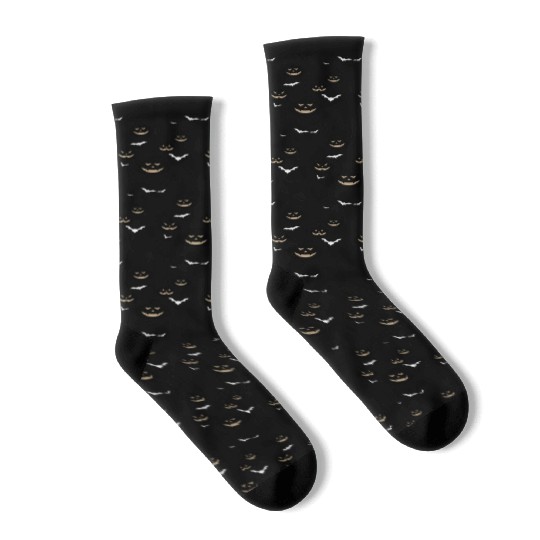 Pumpkin Halloween Socks