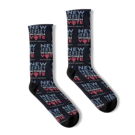 New Jersey Women Vote Voter 2022 Election Socks