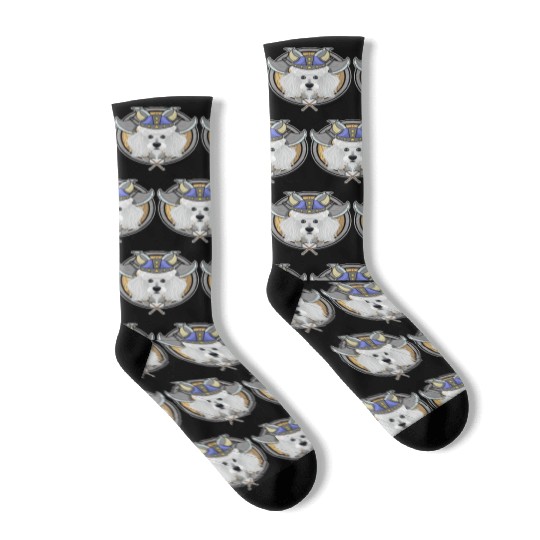 Poodle I Valhalla I Viking Socks
