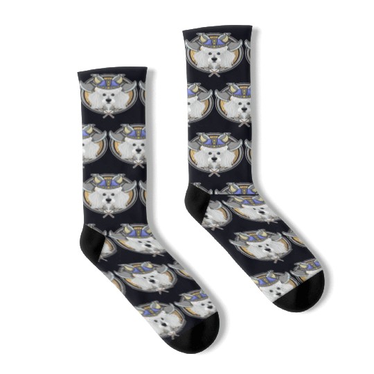 Poodle I Valhalla I Viking Socks