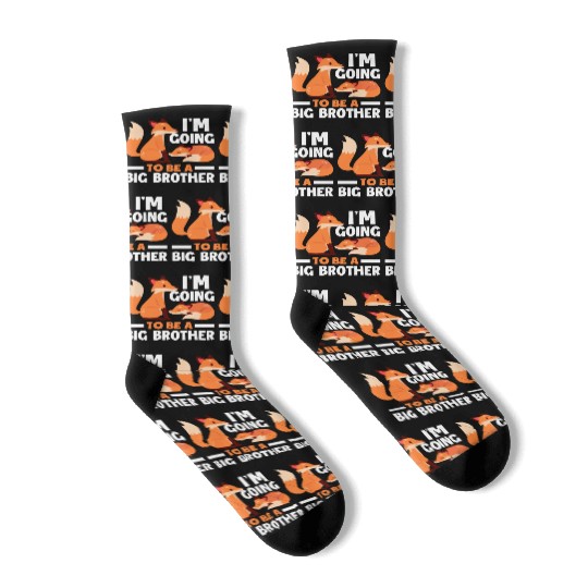 Fox Brother Siblings Offspring Gift Socks