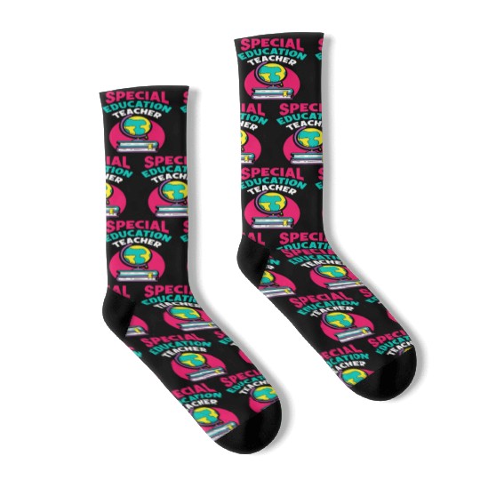 Special Education Teacher Sped Awareness Cute Socks