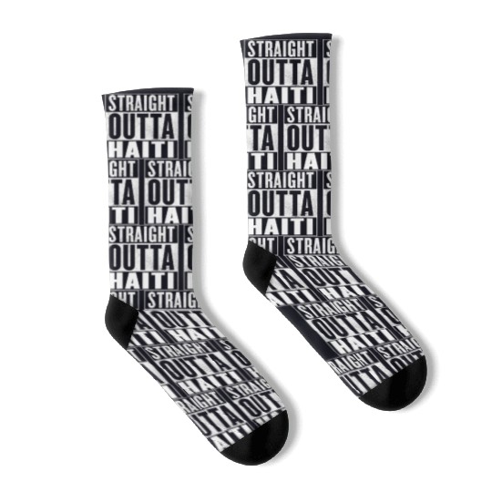 Haiti Straight Outta Haiti Socks